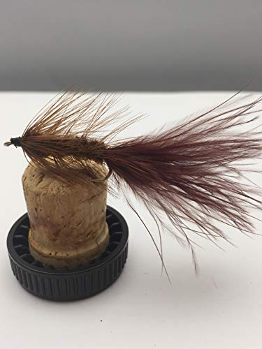 BestCity Fliegenfischen PriME Collection Wooly Bugger Braune Köder Forellengröße 10 Packung mit 8 Stück