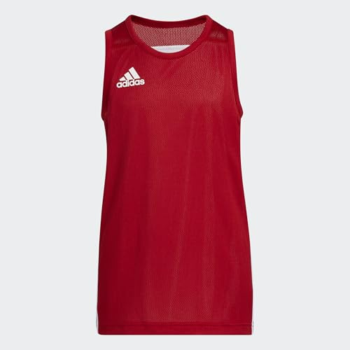 adidas Unisex – Barn 3G Speed Reversible Jersey, Power Red/White, 11-12 Years