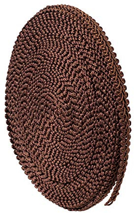 PH PandaHall - Pasamanería de poliéster trenzada con diseño de gimp para disfraces, manualidades, costura, joyería; 14 m de longitud y 13 mm a 14 mm de ancho