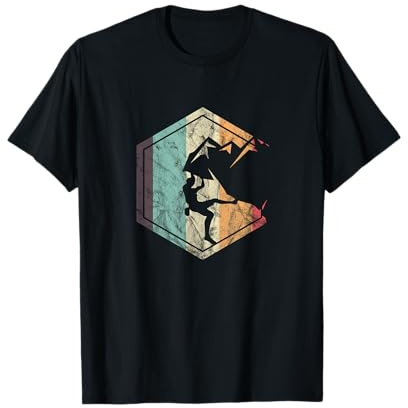 Escalada Montañismo Escalador Deportista Montaña Roca Regalo Camiseta