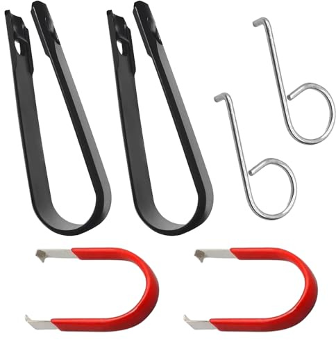 mvorry Outil de capuchons de boulons de roue, lot de 6 capuchons d'écrous de roue, extracteur de capuchons de boulons de roue, écrous de roue, capuchons de boulons de roue, pince de démontage