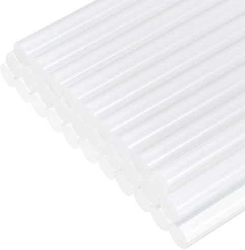 QUARKZMAN Heißklebesticks 11x300mm Heissklebepistole Klebesticks Hohe Adhäsion Klebestifte für Heißklebepistole Heißklebestift zum DIY Klebepistole Reparieren, Transparent, 30 Stück