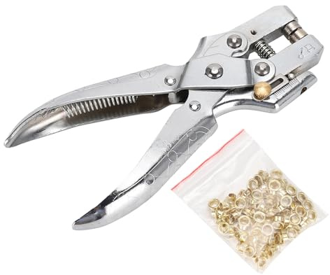 Lochzange, gut, hochwertig, kleiner Locher, galvanisierter Stahl, Ösenloch, Gürtel, Stoff, Locher für Leder, für Lederhandwerk