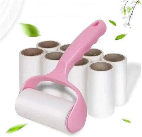 Pet Hair Remover Roller, Lint Rollers 15 Refills 900 Sheets , Easy to Clean Fixed Areas Lint Roller Set for Clothes, Sofa, Bed and Carpet, Lint Roller for Pet hair, Cat Hair, Dog Hair, Dust