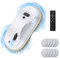 UOEONR Robot Nettoyeur Vitres, 3800 Pa Robot Laveur de Vitre Automatique avec Pulvérisation d'eau, 3 Modes de Nettoyage, Système de Sécurité,pour Toutes Les Surfaces Lisses,10 Chiffons (White)