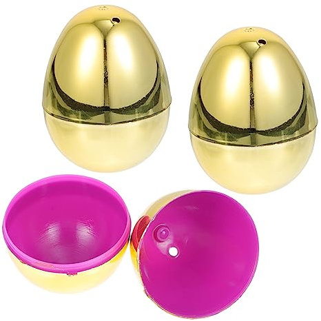 VANZACK 10pcs Decorative Easter Eggs Multi-use Fillable Adornment for Holiday Decor Candy Packaging and Party Supplies for Easter Celebrations