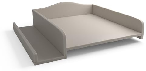 regalik Skötbord för Tvättmaskin – Skötbordsöverdel 60x70 cm – Laminerad Träpanel – Kashmir – 82x72x10 cm – Säker & Platseffektiv Kommodförhöjning