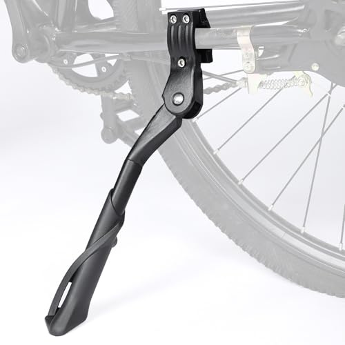Lauviomify Fahrradständer 24-29 Zoll – Höhenverstellbarer Seitenständer aus Aluminium, stabil & rutschfest, für Mountainbike, Cityrad, E-Bike, Trekkingrad & Pendlerfahrräder