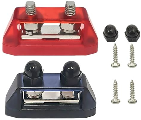 Morsetti Batteria | Morsettiera Doppia | Di Montaggio Isolanti Per Collegamenti Batteria Auto