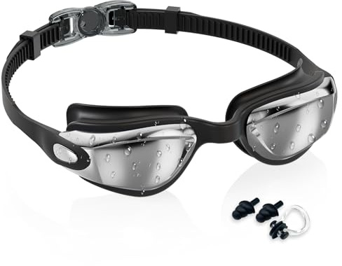 Aegend Swim Goggles - Kids Swimming Goggles for 3-14 Boys Girls Youth No Leaking Clear Vision