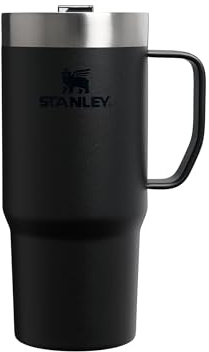 Stanley 1913 Everyday Suburban Travel Mug 0.47L - Black 2.0 | 1,5 Heures Chaud - 5 Heures Froid - 20 Heures Avec Glace - Sans BPA - Compatible Lave-Vaisselle - Acier Inoxydable