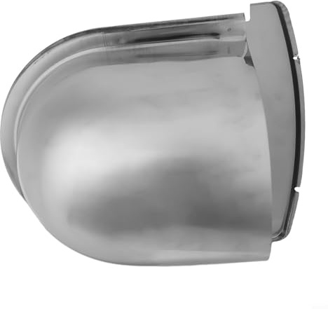 Cubierta de ventilación de pared de acero inoxidable con rejilla y rejillas, tapa de escape de alta resistencia para baño, campana extractora, aire acondicionado y ventilador de cocina, tamaño de 100