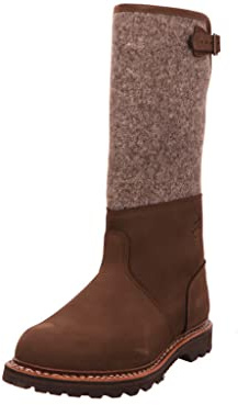 Hanwag M Räven Ii Braun - Zwiegenähter isolierender Lammfell Herren Winterstiefel, Größe EU 47 - Farbe Erde