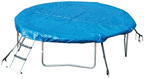 PEARL Sports Zubehör zu Kinder-Netz-Trampolin: Abdeck-Plane für Trampoline, Ø 305 cm (Fitness-Trampolin, Trampolin Sicherheitsnetz, Abdeckung)