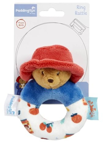 Rainbow Designs PA1356 Bear Paddington Baby Rattle