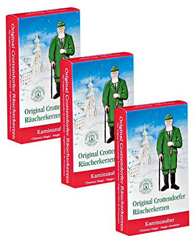 OLShop AG 3er Pack Crottendorfer Räucherkerzen Kaminzauber 3 x 24 Stück, Räucherkegel, Weihnachtskerzen, Räucherpyramide