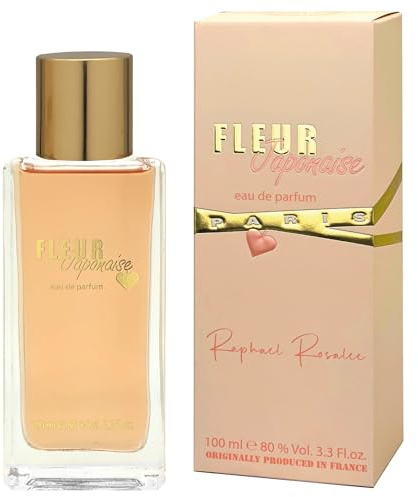 Raphael Rosalee Cosmetics Fleur Japonaise - Eau de Parfum da donna, 100 ml