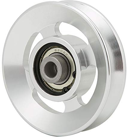DAUERHAFT Einfach zu installierende robuste Turnrolle für Krafttraining Fitnessgeräte Seilrolle 90mm Diameter Zugrolle Kraftzugmaschine Fitnessstudio Zubehör
