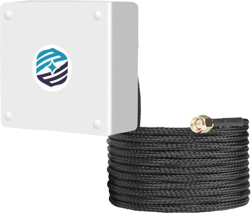 MASWELL GPS Antenna Screw and 3M Adhesive Mount SMA Male GNSS Antenna GPS GLONASS BEIDOU GAILEO L1 Band 1561-1602MHz IP67 Waterproof UV stabilized Nylon overbraids Cable