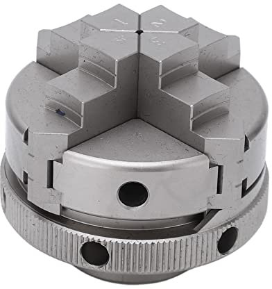 Mandrino per tornio mini, Mandrino per tornio autocentrante in acciaio 45 preciso ad alta durezza K02 50 M14 per macchine utensili Mulini finali