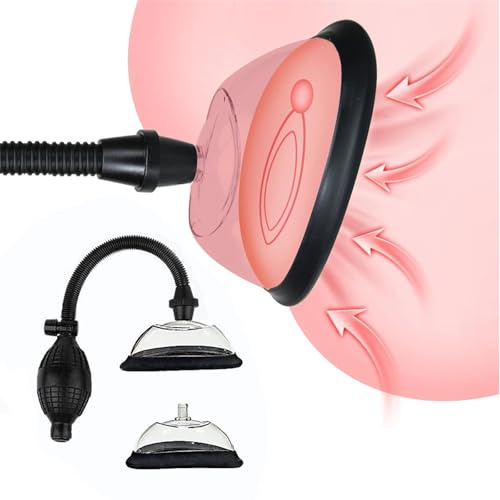Vagina Pumpe Set Vaginalpumpe 2 pcs Klitorispumpe Muschipumpe Saugnapf | Schröpfen Vakuum Sucker Frau Klitoris Stimulator Klitorissauger Vaginasauger Pussy Pump Sexspielzeug für Frauen Paare