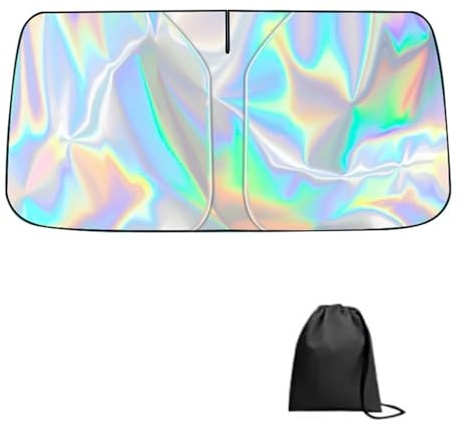 Pare-Soleil Vitres Pare-Soleil pour Pare-Brise De Voiture, Bloque Les Rayons UV, Réflecteur De Fenêtre Automatique, Pare-Soleil, Protection De Pare-Soleil Pliable Voiture Pare Soleil(145 * 80cm)