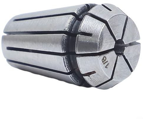 Pinza de resorte de sujeción ER16 de 1 ~ 9 de 5 mm para herramientas CNC diseñadas para mayor durabilidad y mecanizado (ER16-1/8)