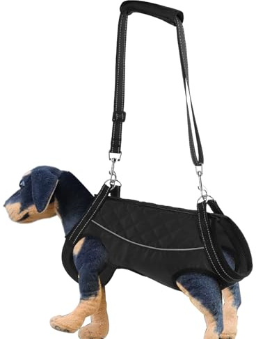 Hundehubgurt | Reflektierende Sicherheitsweste Für Hunde,Einstellbar gepolsterter Geschirr Ausbruchsicher Für Behinderte Hunde Mit Schwachen Hinterläufen Training Genesung