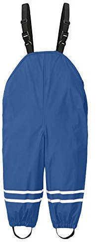 Generisch Pantalon boueux 92 garçons imperméable pluie coupe-vent combinaison pour garçon salopette enfant boue grenouillère combinaison veste d'hiver, bleu, 1-3 ans