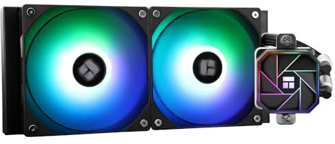 TR-Thermalright Aqua Elite 240 V3 CPU Raffreddamento ad acqua completo, 240mm specifiche Aio PC, ventola di raffreddamento ARGB da 120mm, facile installazione, compatibile con AM5/AM4, LGA1851/1700