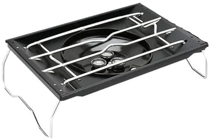 Compatibile con IGT, barbecue pieghevole, fornello da tavolo, bruciatore a gas, acciaio inossidabile, cucina campeggio(K)