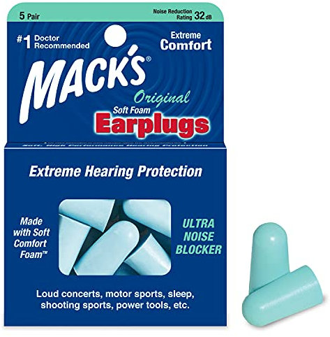 Mack's Original Ear Plugs (5 Pair) - Mint Green