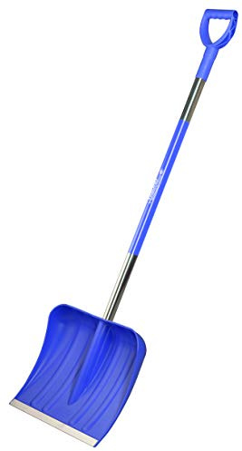 Freund Victoria Schneeschaufel Colourline (Schneeschieber lila, Blattbreite 40 cm, Schaufel mit Aluminiumstiel 105 cm, mit Alu-Profilkante, hoher Seitenrand) 97380