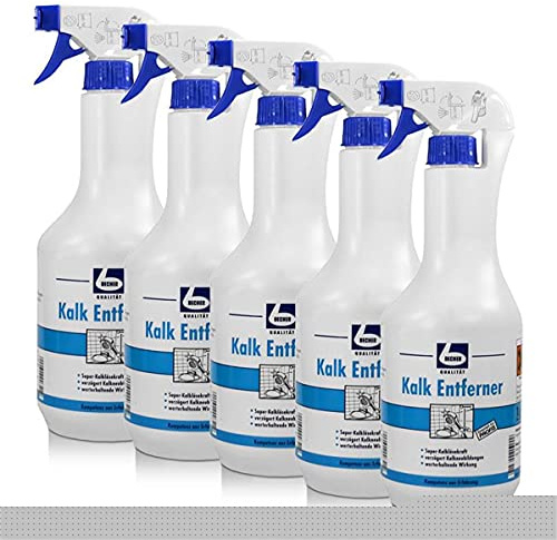 5x Dr. Becher Kalk Entferner Sprühflasche 1 Liter