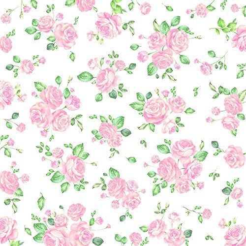 20 Servietten Rosenblüten klein rosa/Blumen/Vintage 33x33cm