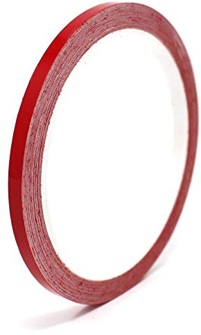 10 Meter (0,79€/Meter) Zierstreifen Auto Motorrad Boot Modellbau Farbauswahl - Finest Folia Dekorstreifen Seitenstreifen Klebestreifen (Rot Glanz, 5mm Breite)