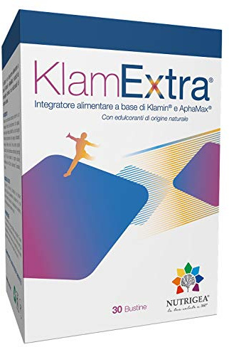 KlamExtra integratore a base di Klamin e AphaMax, Polvere, 30bustine