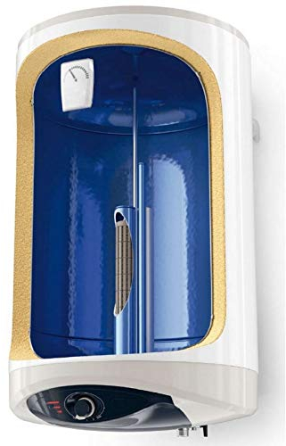 Elektro Warmwasserspeicher elektrischer wandhängender Boiler 50 Liter ohne APP-Steuerung, Keramikheizstab 1600 Watt, Electronic Display