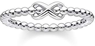 THOMAS SABO Ring Kugeln mit Infinity silber 925 Sterling Silber TR2320-001-21-60
