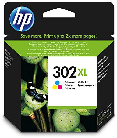 HP 302XL Colour Ink Cartridge - F6U67AE