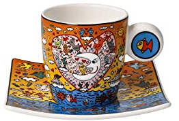 Espressotasse James Rizzi The Romance of the Sea - Pop Art