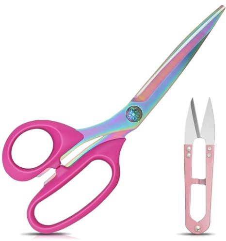 Vutyvve Forbici per Mancini per Tagliare Tessuti, Abbigliamento, 23 cm Forbici da Sarto, Tagliafilo, Set di 2