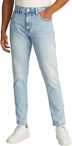 Tommy Jeans Herren Jeans Hose Austin Slim Tapered Fit, Blau (Denim Ultra Light), 30W/29L