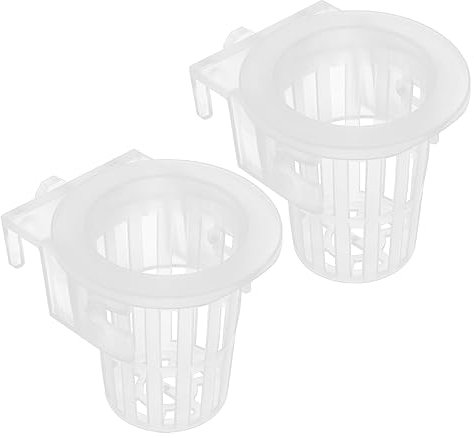 HANABASS 2stücke Hängender Aquarium Pflanzentopf Aus Acryl Für Wasserpflanzen Langlebiger Pflanzeinsatz Für Hydroponik Aquarien-Dekoration