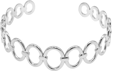 Heideman Armband Corin Damen silber Edelstahl Kreisglieder Armspange