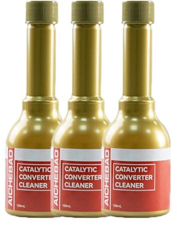 Pulitore di carbonio del motore per convertitori catalitici, Detergente per convertitori catalitici, Detergente per motori per auto a gas e diesel (3PCS)