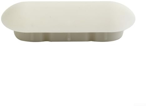 Set di 10 cuscinetti paracolpi per sedile WC, colore bianco, in ABS e TPE, set da 10 pezzi (10 cuscini per sedile)