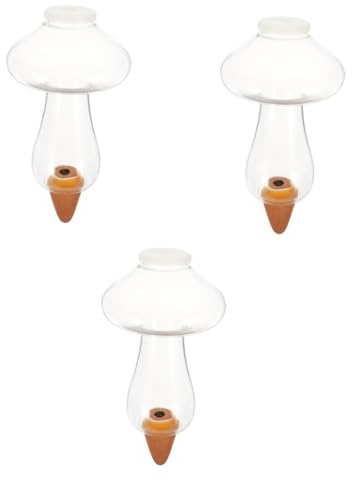 PHENOFICE 3Pcs Arroseur Automatique Champignon Arroseur Automatique pour Plantes Dispositif D'Arrosage Automatique Ampoule d'eau pour Plantes Système D'Arrosage Automatique pour Plantes en