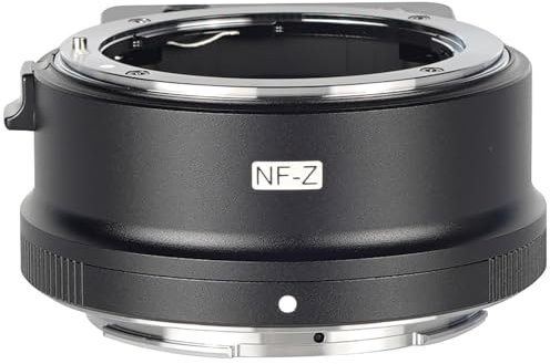 NF-Z Autofocus Metal Lens Adapter Compatible for Nikon F-mount Series Lenses to Z-Mount Cameras NIK0N Z5 Z50 Z6 Z6II Z7 Z7II Z8 Z9 Z30 Zfc