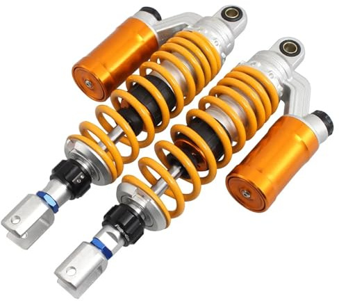 RVIFY Amortisseur Kits de Suspension Amortisseur pneumatique arrière pour Moto, Compatible avec Yamaha XJR, Honda CX500, CB400, Quad, Dirt Street, Bobber Amortisseurs Kits